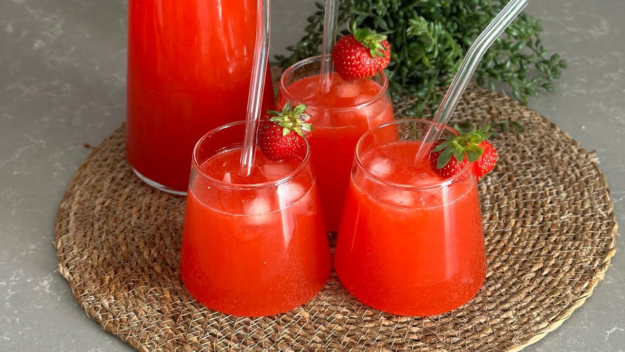 Çilekli Limonata